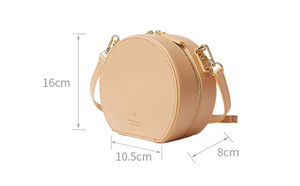 Ana Leather Rattan Bag